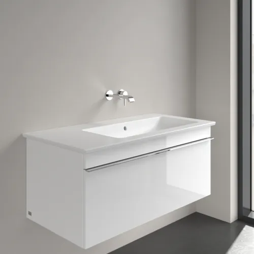 Obrázek VILLEROY BOCH Umyvadlo na skříňku Venticello, 1000 x 500 x 170 mm, Stone White CeramicPlus, s přepadem #4134R3RW
