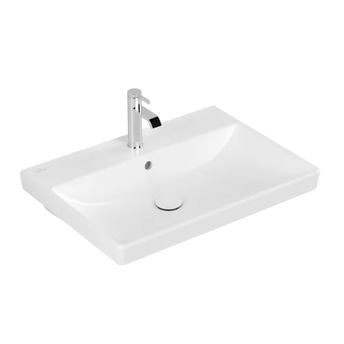 Bild von VILLEROY BOCH Avento Waschbecken, 650 x 470 x 180 mm, Stone White CeramicPlus, mit Überlauf #415865RW