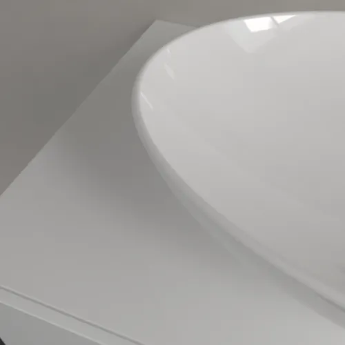 Bild von VILLEROY BOCH Loop & Friends Aufsatzwaschbecken, 560 x 380 x 120 mm, Weiß Alpin CeramicPlus, mit Überlauf #4A4700R1