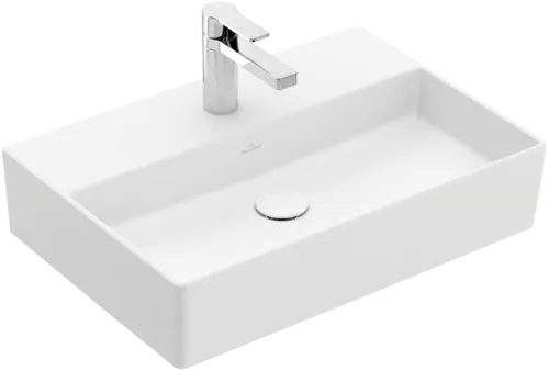 Bild von VILLEROY BOCH Memento 2.0 Waschbecken, 600 x 420 x 135 mm, Stone White CeramicPlus, ohne Überlauf, Unterseite geschliffen #4A226LRW