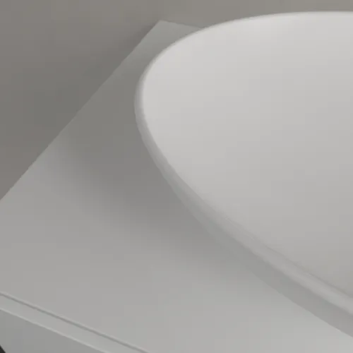 Bild von VILLEROY BOCH Loop & Friends Aufsatzwaschbecken, 560 x 380 x 120 mm, Stone White CeramicPlus, mit Überlauf #4A4700RW