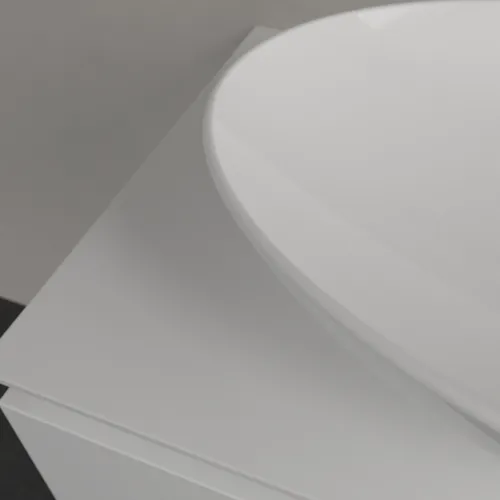 Bild von VILLEROY BOCH Loop & Friends Aufsatzwaschbecken, 620 x 420 x 120 mm, Weiß Alpin CeramicPlus, mit Überlauf #4A4800R1