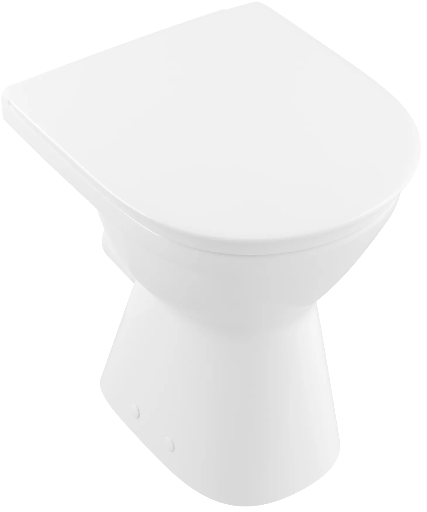 Bild von VILLEROY BOCH ViCare Tiefspül-WC spülrandlos, bodenstehend, mit DirectFlush, Weiß Alpin CeramicPlus #4683R0R1