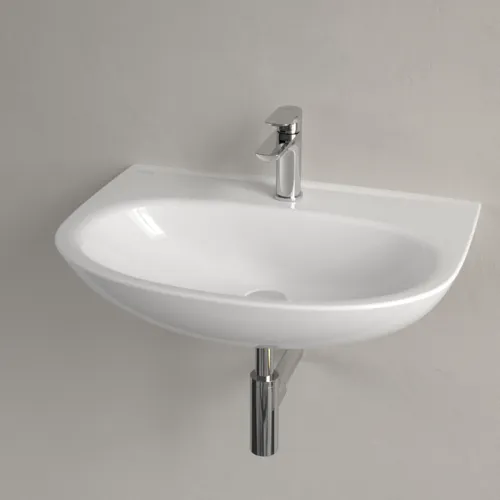 Bild von VILLEROY BOCH O.novo Waschbecken, 650 x 480 x 180 mm, Weiß Alpin, ohne Überlauf #4A406601
