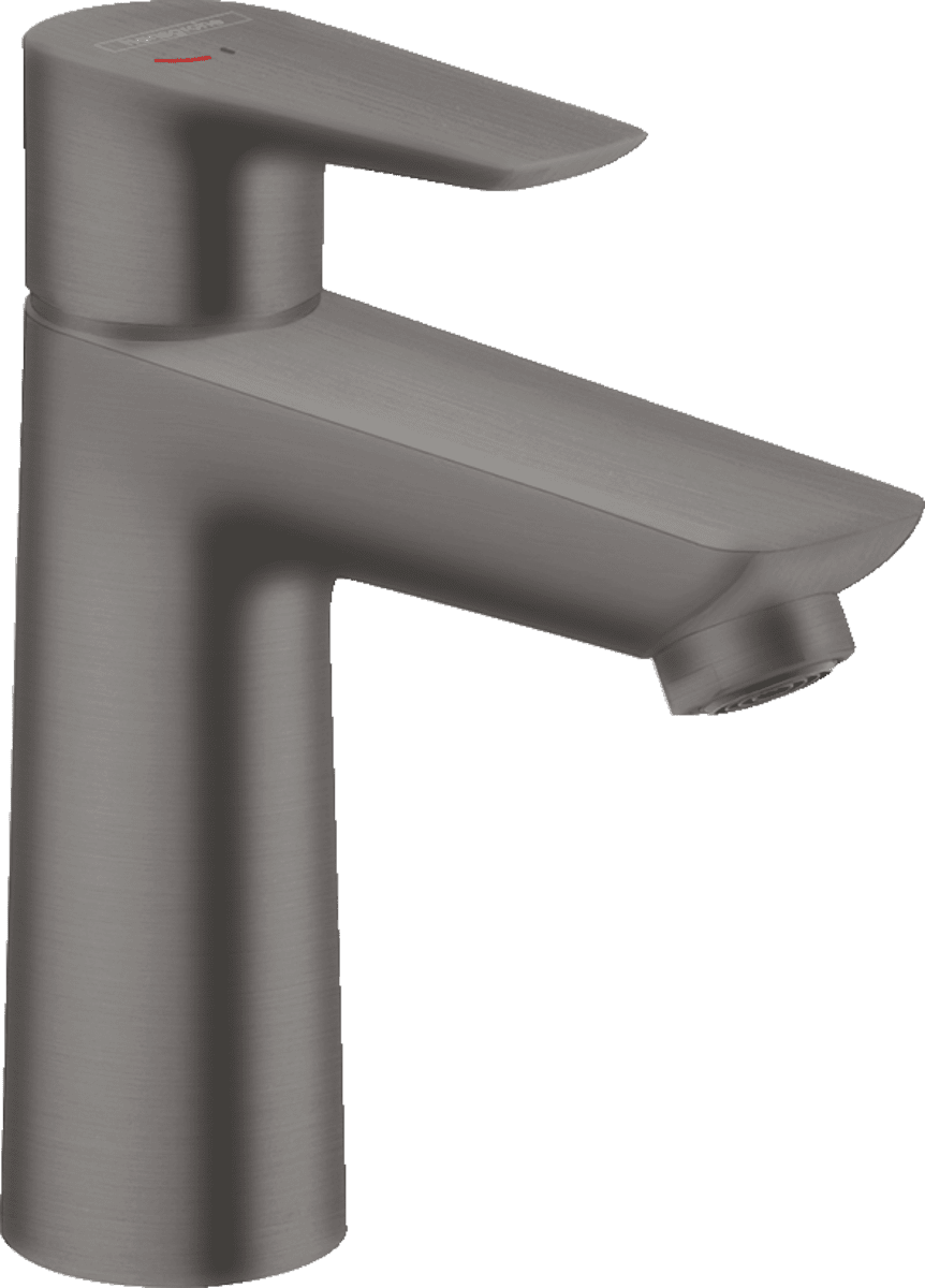 Bild von HANSGROHE Talis E Einhebel-Waschtischmischer 110 CoolStart mit Zugstangen-Ablaufgarnitur #71713340 - Brushed Black Chrome