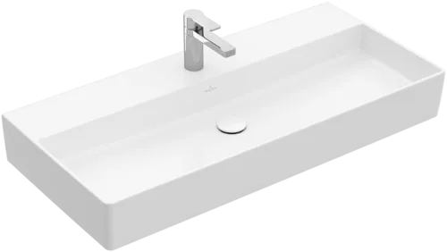 Bild von VILLEROY BOCH Memento 2.0 Waschbecken, 1000 x 470 x 135 mm, Weiß Alpin, ohne Überlauf, Unterseite geschliffen #4A221H01