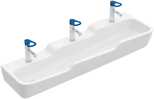 Bild von VILLEROY BOCH O.novo Kids Reihenwaschtisch, 1300 x 430 x 158 mm, Weiß Alpin, ohne Überlauf #4A081301