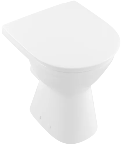 Bild von VILLEROY BOCH ViCare Flachspül-WC spülrandlos, bodenstehend, mit DirectFlush, Weiß Alpin #4684R001