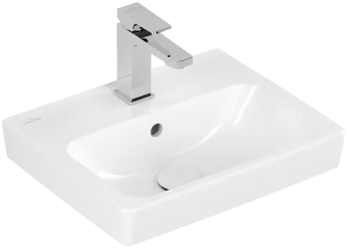 Bild von VILLEROY BOCH Architectura Handwaschbecken, 450 x 365 x 140 mm, Weiß Alpin CeramicPlus, mit Überlauf #438745R1