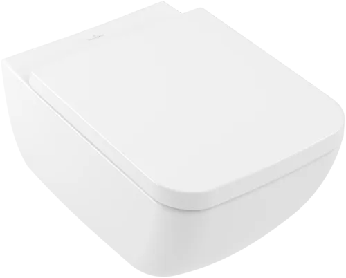 Bild von VILLEROY BOCH Collaro Combi-Pack, wandhängend, mit DirectFlush, Weiß Alpin CeramicPlus #4626HSR1