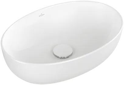 Bild von VILLEROY BOCH Artis Aufsatzwaschbecken, 480 x 325 x 135 mm, Weiß Alpin CeramicPlus, ohne Überlauf #438848R1