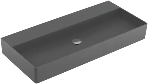 Bild von VILLEROY BOCH Memento 2.0 Waschbecken, 1000 x 470 x 135 mm, Graphite CeramicPlus, ohne Überlauf #4A22A3I4