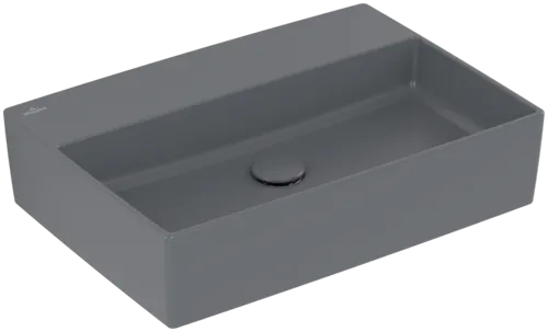 Bild von VILLEROY BOCH Memento 2.0 Aufsatzwaschbecken, 600 x 420 x 140 mm, Graphite CeramicPlus, ohne Überlauf #4A0763I4