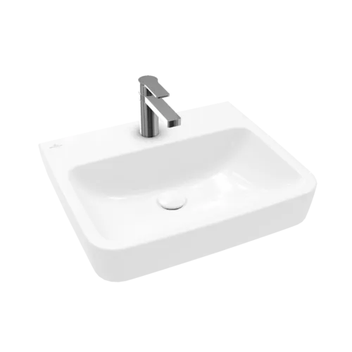 Bild von VILLEROY BOCH O.novo Waschbecken, 550 x 460 x 175 mm, Weiß Alpin, ohne Überlauf, Rückseite und Unterseite geschliffen #4A41MJ01