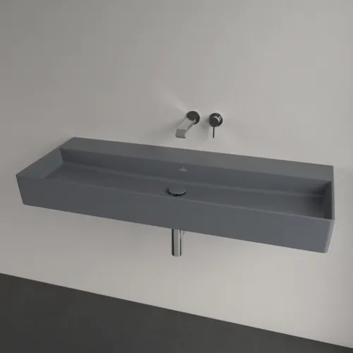 Bild von VILLEROY BOCH Memento 2.0 Waschbecken, 1200 x 470 x 150 mm, Graphite CeramicPlus, ohne Überlauf, Unterseite geschliffen #4A22CFI4