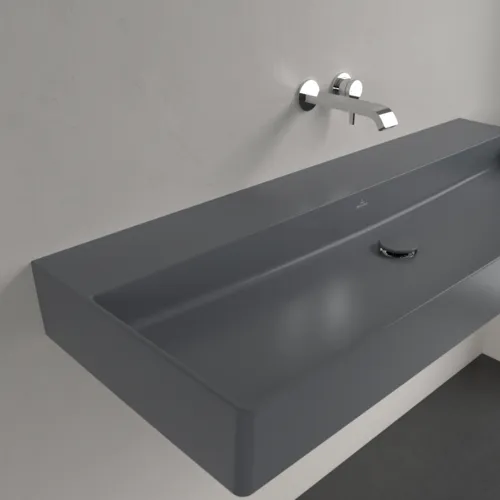 Bild von VILLEROY BOCH Memento 2.0 Waschbecken, 1200 x 470 x 150 mm, Graphite CeramicPlus, ohne Überlauf, Unterseite geschliffen #4A22CFI4