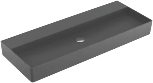 Bild von VILLEROY BOCH Memento 2.0 Waschbecken, 1200 x 470 x 150 mm, Graphite CeramicPlus, ohne Überlauf, Unterseite geschliffen #4A22CFI4