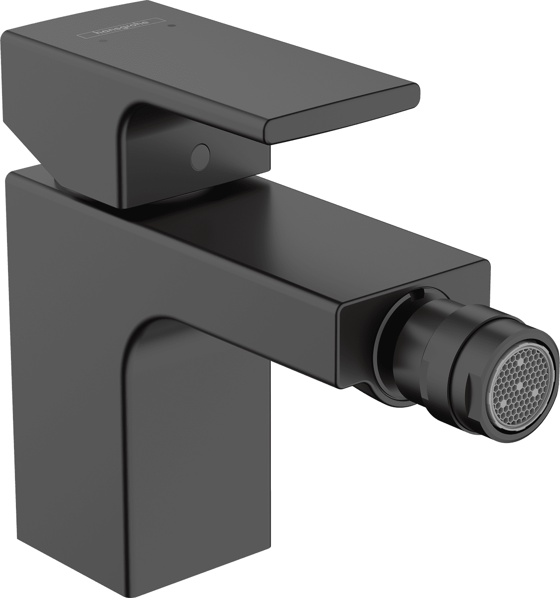 Bild von HANSGROHE Vernis Shape Einhebel-Bidetmischer mit Zugstangen-Ablaufgarnitur #71211670 - Mattschwarz