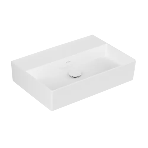 Bild von VILLEROY BOCH Memento 2.0 Waschbecken, 600 x 420 x 135 mm, Weiß Alpin CeramicPlus, ohne Überlauf, Unterseite geschliffen #4A226FR1