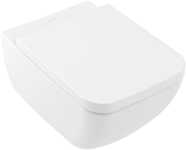 Bild von VILLEROY BOCH Collaro Combi-Pack, wandhängend, mit DirectFlush, Stone White CeramicPlus #4626HSRW