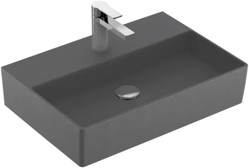 Bild von VILLEROY BOCH Memento 2.0 Waschbecken, 600 x 420 x 135 mm, Graphite CeramicPlus, ohne Überlauf #4A2261I4