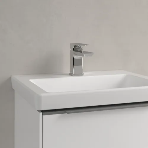 Bild von VILLEROY BOCH Subway 3.0 Handwaschbecken, 500 x 400 x 145 mm, Stone White CeramicPlus, ohne Überlauf #4370FGRW