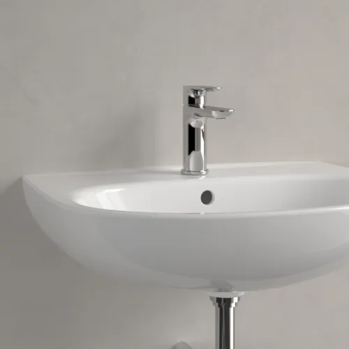 Bild von VILLEROY BOCH O.novo Waschbecken, 600 x 460 x 180 mm, Weiß Alpin, mit Überlauf #4A406001