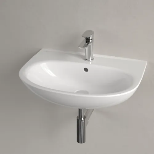 Bild von VILLEROY BOCH O.novo Waschbecken, 600 x 460 x 180 mm, Weiß Alpin, mit Überlauf #4A406001