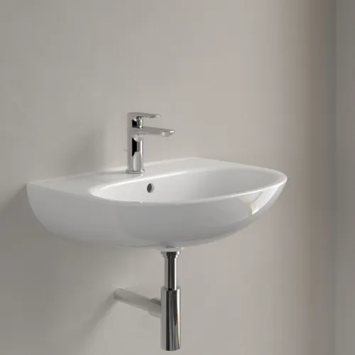 Bild von VILLEROY BOCH O.novo Waschbecken, 600 x 460 x 180 mm, Weiß Alpin, mit Überlauf #4A406001