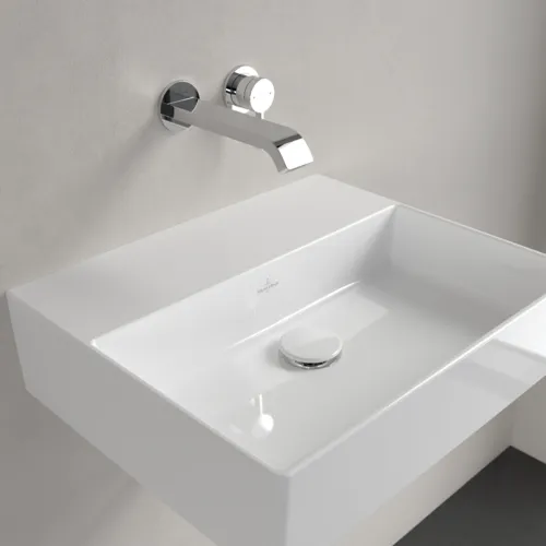 Bild von VILLEROY BOCH Memento 2.0 Waschbecken, 500 x 420 x 140 mm, Weiß Alpin CeramicPlus, ohne Überlauf #4A2253R1