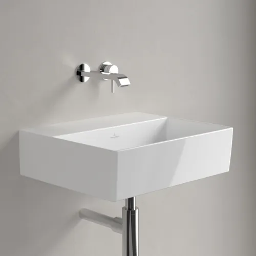 Bild von VILLEROY BOCH Memento 2.0 Waschbecken, 500 x 420 x 140 mm, Weiß Alpin CeramicPlus, ohne Überlauf #4A2253R1