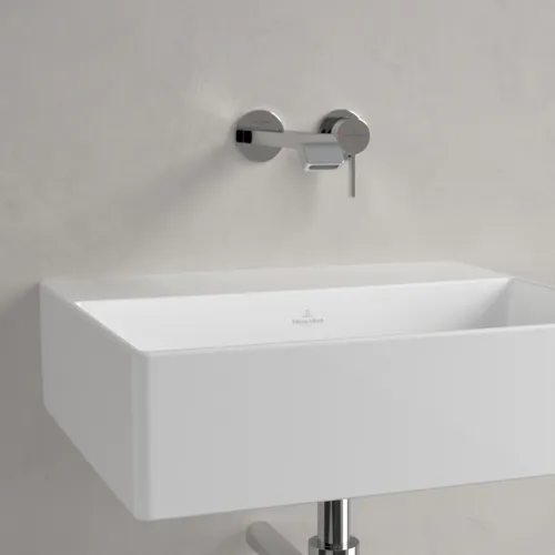 Bild von VILLEROY BOCH Memento 2.0 Waschbecken, 500 x 420 x 140 mm, Weiß Alpin CeramicPlus, ohne Überlauf #4A2253R1