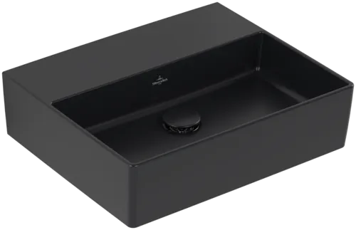 Bild von VILLEROY BOCH Memento 2.0 Waschbecken, 500 x 420 x 140 mm, Pure Black CeramicPlus, ohne Überlauf #4A2253R7