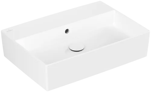 Bild von VILLEROY BOCH Memento 2.0 Aufsatzwaschbecken, 600 x 420 x 140 mm, Weiß Alpin CeramicPlus, mit Überlauf #4A0762R1