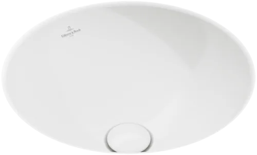 Bild von VILLEROY BOCH Loop & Friends Unterbauwaschbecken, 330 x 330 x 190 mm, Weiß Alpin CeramicPlus, mit Überlauf, Außenseite glasiert #4A5100R1