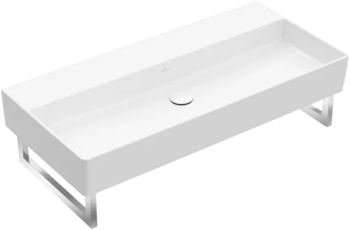 Bild von VILLEROY BOCH Memento 2.0 Waschbecken, 1000 x 470 x 135 mm, Weiß Alpin, ohne Überlauf #4A22A301