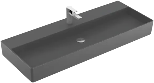 Bild von VILLEROY BOCH Memento 2.0 Waschbecken, 1200 x 470 x 150 mm, Graphite CeramicPlus, ohne Überlauf #4A22C2I4