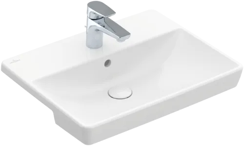 Bild von VILLEROY BOCH Avento Vorbauwaschbecken, 550 x 440 x 145 mm, Weiß Alpin CeramicPlus, mit Überlauf #4A0655R1