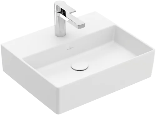 Bild von VILLEROY BOCH Memento 2.0 Waschbecken, 500 x 420 x 140 mm, Stone White CeramicPlus, ohne Überlauf #4A2251RW