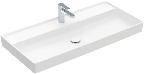 Bild von VILLEROY BOCH Collaro Schrankwaschtisch, 1000 x 470 x 160 mm, Stone White CeramicPlus, ohne Überlauf #4A33A2RW