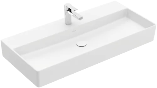 Bild von VILLEROY BOCH Memento 2.0 Waschbecken, 1000 x 470 x 135 mm, Stone White CeramicPlus, ohne Überlauf #4A22A2RW