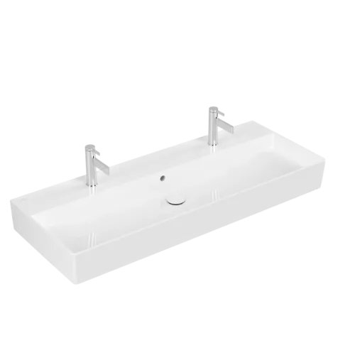 Obrázek VILLEROY BOCH Memento 2.0 Washbasin, 1200 x 470 x 150 mm, White Alpin CeramicPlus, with overflow #4A22C4R1