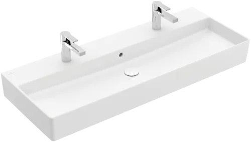 Bild von VILLEROY BOCH Memento 2.0 Waschbecken, 1200 x 470 x 150 mm, Stone White CeramicPlus, mit Überlauf #4A22C4RW