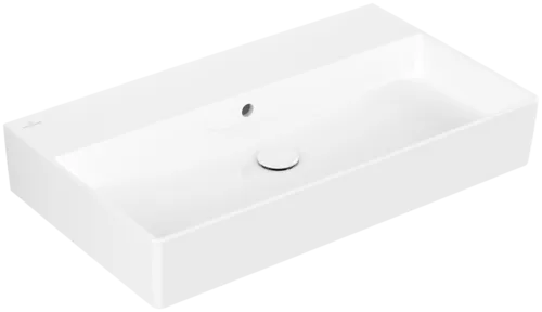 Bild von VILLEROY BOCH Memento 2.0 Waschbecken, 800 x 470 x 140 mm, Weiß Alpin CeramicPlus, mit Überlauf #4A2282R1