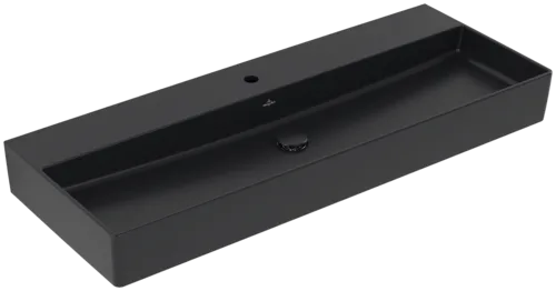 Bild von VILLEROY BOCH Memento 2.0 Waschbecken, 1200 x 470 x 150 mm, Pure Black CeramicPlus, ohne Überlauf #4A22C2R7