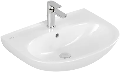 Bild von VILLEROY BOCH O.novo Waschbecken, 600 x 460 x 180 mm, Weiß Alpin, mit Überlauf #4A406201
