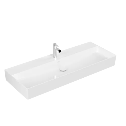Bild von VILLEROY BOCH Memento 2.0 Waschbecken, 1200 x 470 x 150 mm, Weiß Alpin CeramicPlus, ohne Überlauf #4A22C2R1
