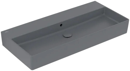 Bild von VILLEROY BOCH Memento 2.0 Waschbecken, 1000 x 470 x 135 mm, Graphite CeramicPlus, mit Überlauf #4A22A6I4