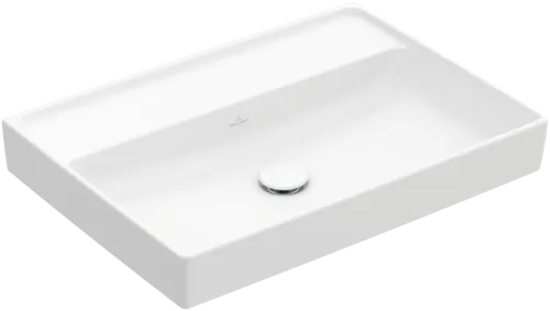 Bild von VILLEROY BOCH Collaro Waschbecken, 650 x 470 x 160 mm, Stone White CeramicPlus, ohne Überlauf #4A3368RW