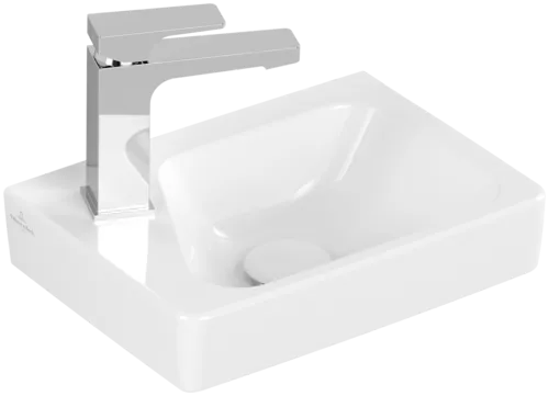 Bild von VILLEROY BOCH Architectura Handwaschbecken, 360 x 260 x 135 mm, Weiß Alpin CeramicPlus, ohne Überlauf #438537R1